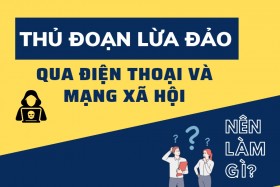 Cảnh báo một số hình thức lừa đảo qua điện thoại và mạng xã hội thời gian gần đây